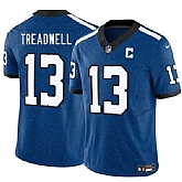Men's Indianapolis Colts #13 Laquon Treadwell Blue 2025 F.U.S.E. Throwback Vapor Limited Stitched Jersey Dzhi,baseball caps,new era cap wholesale,wholesale hats